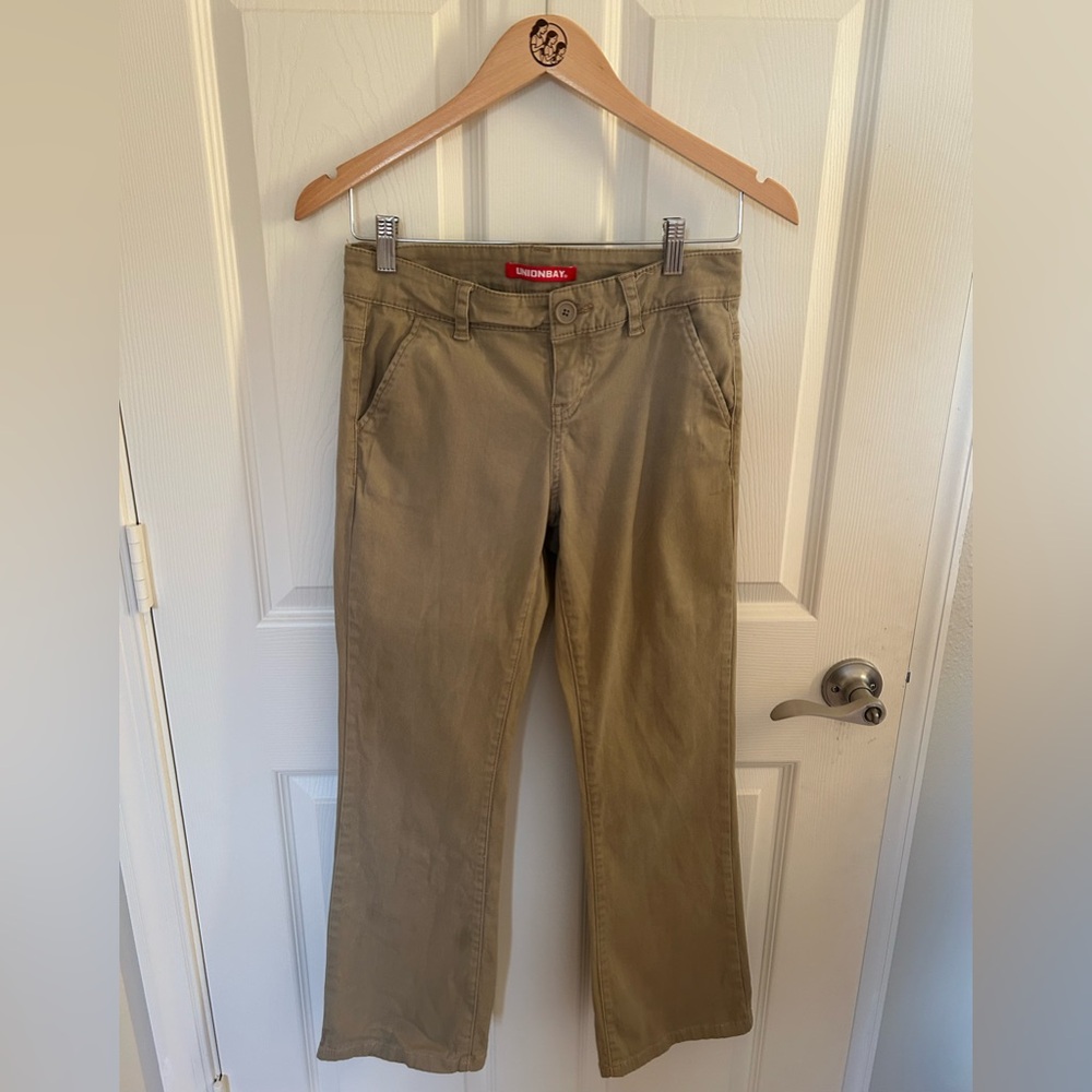 Unionbay Women's Uniform Tan Khakis size 1/25